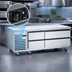 Thumbnail image #3 for Vulcan VSC84 84-Inch Self-Contained Refrigerated Base with 4 Drawers and Flat Top
