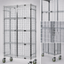 Thumbnail image #3 for Quantum Mobile Wine Bulk Storage Security Unit with Security Panels and Casters
