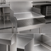 Thumbnail image #3 for Glastender Recessed Free-Standing Stainless Steel Drainboard, 24