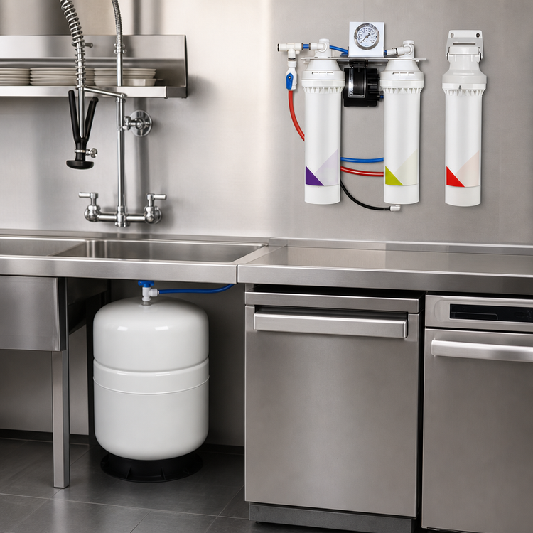 Product image #3 for Everpure OPS175CR/5 Wall-Mounted Reverse Osmosis System with 5 Gallon Storage Tank, 175 GPD, Non-Electric