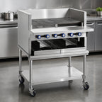 Thumbnail image #3 for Imperial (Middleby) IABAT-48 48-Inch Stainless Steel Equipment Stand with Open Base and Undershelf