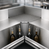 Thumbnail image #3 for Advance Tabco Prestige 20-Inch 90° Inside Corner Underbar Filler with Perforated Drainboard Top