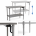 Thumbnail image #3 for Eagle AdjusTable ADA/Ergonomic Height Adjustable Stainless Steel Work Table with Undershelf, 72 x 24 Inches