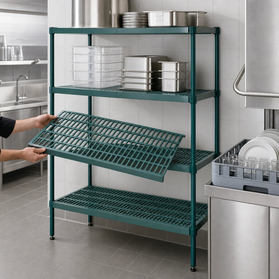 Removable Polymer Shelf Mats