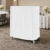 Thumbnail image #3 for Metro Queen Mary & Banquet Cart Cover, 36 x 24 x 54 Inch, White Knitted Polyester with Velcro Fastener