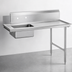 Thumbnail image #3 for 48-Inch Soiled Dish Table with Left-Side Sink and 10-Inch Splash, Stainless Steel