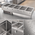 Thumbnail image #3 for Vollrath Five-Well Drop-In Electric Hot Food Well with Marine-Grade 316 Stainless Steel Wells, 240V