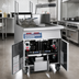 Thumbnail image #3 for Imperial Open Pot Gas Floor Fryer with Built-In Filter System, 50 lb Capacity, Electronic Thermostat