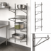 Thumbnail image #3 for Eagle Adjustable Post Wire Wall-Mount Prepackaged End Unit for 14-Inch Deep Shelves