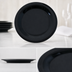 Thumbnail image #4 for Sierrus™ 10-1/2 Inch Black Melamine Narrow Rim Dinner Plate
