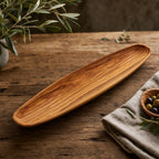 Thumbnail image #3 for American Metalcraft OWLP Olive Wood Oblong Serving Board, 23-5/8 x 5-7/8 x 1-1/4 Inches, No Handle Case of 6