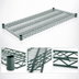 Thumbnail image #4 for Eagle Valu-Gard Double-Mat Wire Shelf with Tapered Split Sleeves, 24 x 60 Inches, Valu-Gard Green Epoxy