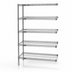 Thumbnail image #3 for Eagle Group 5-Tier Add-On Wire Shelving Unit, 48 x 21 x 74 Inches, Chrome-Plated