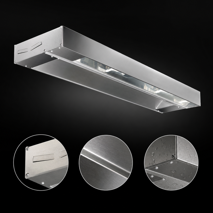 Product image #3 for Eagle Group RedHots Single 42-Inch High-Watt Lighted Strip Heat Lamp with Remote, 120V