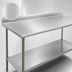 Thumbnail image #3 for Deluxe Series Stainless Steel Work Table with 4-1/2