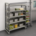 Thumbnail image #3 for Cambro Camshelving Elements XTRA High-Density Top-Rail Stationary Starter Shelving Unit, 54 x 24 x 81 Inches, 5-Tier