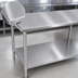 Thumbnail image #3 for John Boos Stallion 120-Inch x 24-Inch Stainless Steel Flat-Top Work Table with Adjustable Undershelf