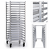 Thumbnail image #3 for New Age Mobile 3/4-Height End-Loading Aluminum Bun Pan Rack, 17 Pan Capacity