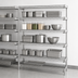 Thumbnail image #3 for Eagle Group 72-Inch Wide x 18-Inch Deep x 74-Inch High 5-Tier Add-On Wire Shelving Unit with QuadTruss® Shelves, Stainless Steel Finish