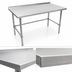 Thumbnail image #3 for John Boos Stallion Stainless Steel Work Table with 1-1/2 Inch Rear Up-Turn, 108 x 36 Inches