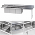 Thumbnail image #3 for Advance Tabco 3-Compartment Sink Table with Right Drainboard, 16