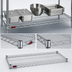 Thumbnail image #3 for Eagle Group QuadTruss Stainless Steel Wire Shelf, 48