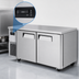 Thumbnail image #3 for Turbo Air J Series Two-Section Side-Mount Undercounter Refrigerator, 59-Inch, 13.58 Cu. Ft., Stainless Steel