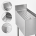 Thumbnail image #3 for CHOICE by Glastender 30-Inch x 24-Inch Freestanding Stainless Steel Underbar Drainboard