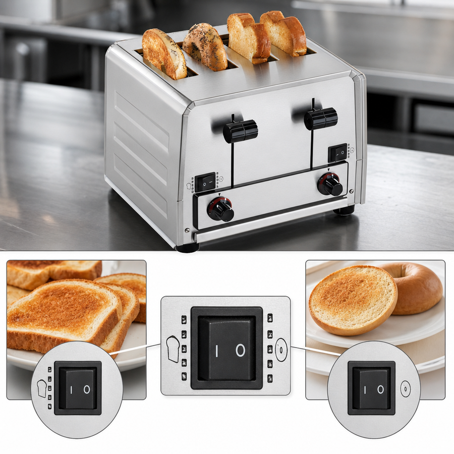 Switchable Bread/Bagel Controls