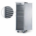 Thumbnail image #3 for Dinex DXP936 36-Pan Aluminum Transport Cabinet, Non-Insulated, Solid Door, Fixed Slides, 18 x 26-Inch Pans