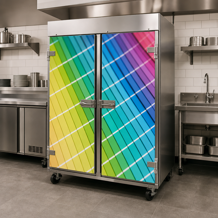Product image #3 for Krowne Whole Unit Vinyl Wrap for 60-Inch Pass-Thru Cooler, Front and Sides