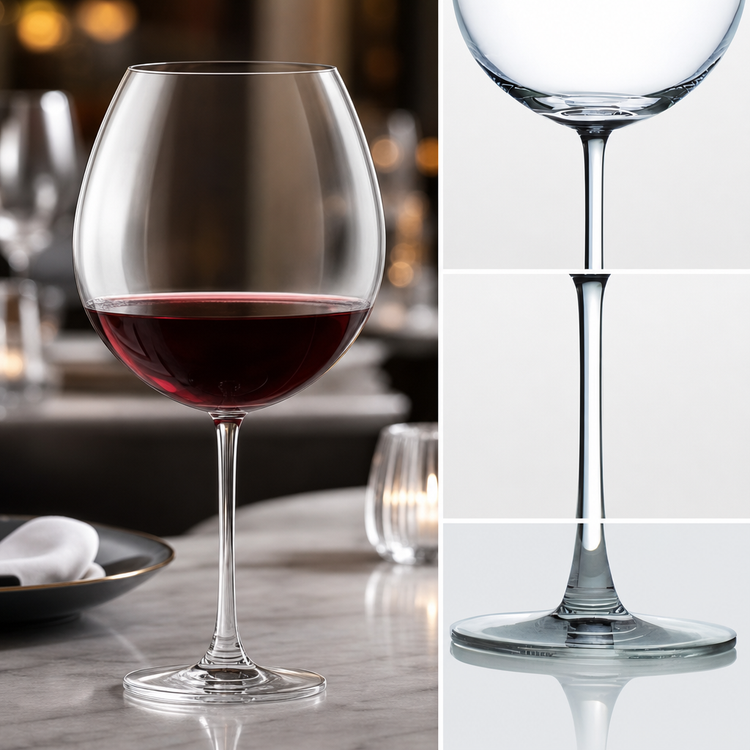 Product image #3 for Anchor Hocking Matera Burgundy Stemmed Red Wine Glass, 22 oz., Clear