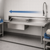 Thumbnail image #3 for Eagle Group 84-Inch Straight Soiled Dishtable with Right-to-Left Operation and Pre-Rinse Sink