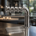 Thumbnail image #3 for Glastender Pipe Cantilever Countertop Draft Dispensing Tower, 4 Faucets, Glycol-Cooled, Mirror Finish