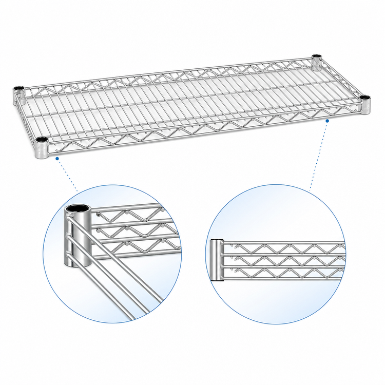 Product image #3 for Eagle QuadTruss 30"W x 21"D Stainless Steel Wire Shelf