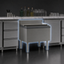 Thumbnail image #3 for Perlick Top Shelf TSF Series Modular Full-Depth Underbar Ice Bin/Cocktail Unit, 24
