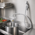 Thumbnail image #3 for Double Pantry Deck-Mount Pot Filler Faucet with Backflow Preventer and Wall Hook