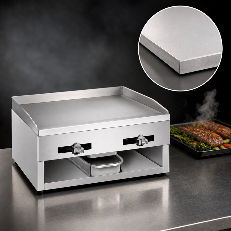 Product image #3 for Comstock-Castle 24-Inch Countertop Gas Griddle with 1/2-Inch Smooth Steel Plate