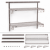 Thumbnail image #3 for Metro SmartWall Wall-Mounted Two-Shelf Wire Shelving Starter Kit