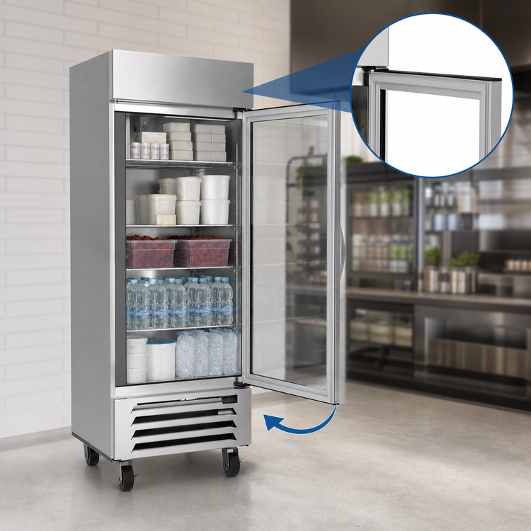 Product image #3 for Beverage-Air Horizon Series One-Section Reach-In Glass Door Freezer, 25.97 Cu. Ft., 30-Inch Wide