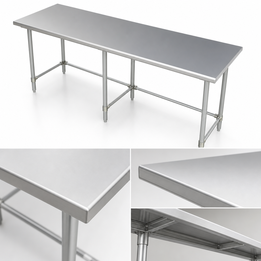 Reinforced Stainless Steel Top