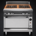 Thumbnail image #3 for Vulcan V Series 36 Inch Heavy Duty Gas Range with 2 Hot Tops and Convection Oven
