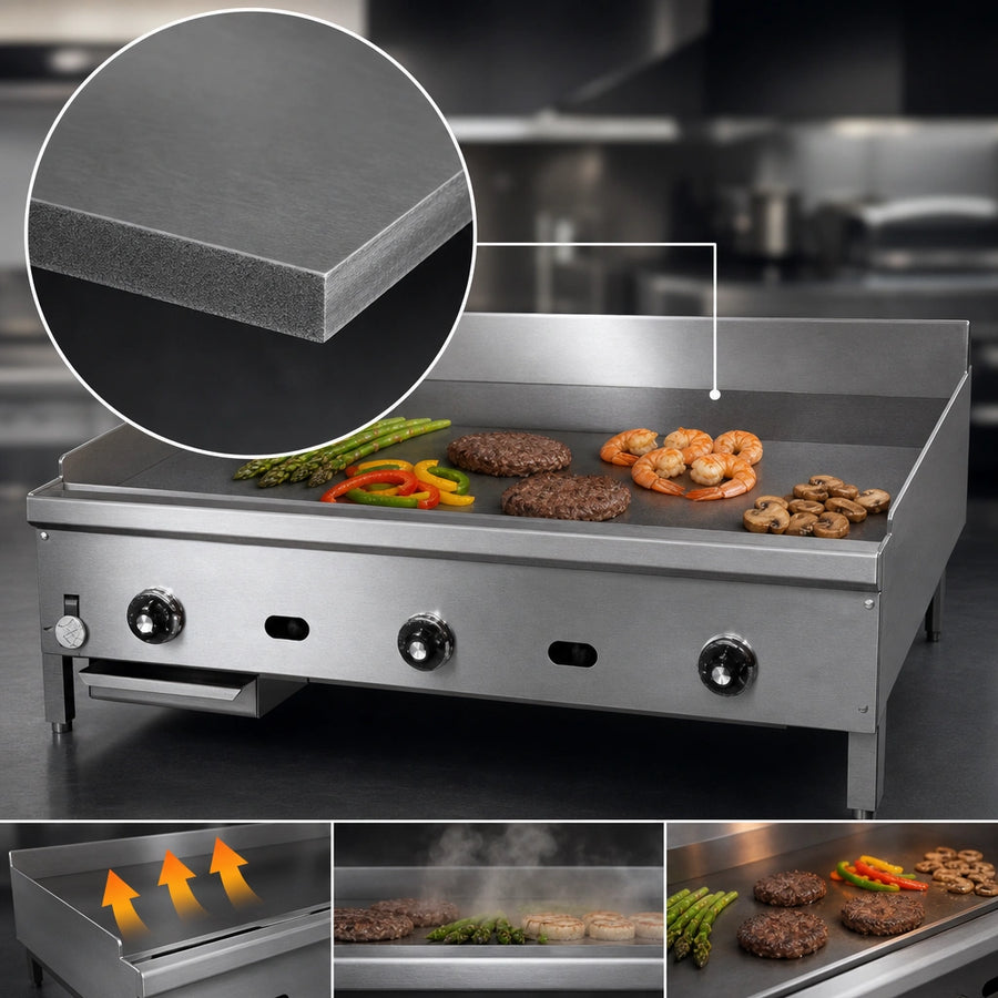 1" Thick Smooth Steel Plate