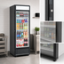 Thumbnail image #3 for KoolMore 24-Inch One-Section Glass Door Merchandiser Refrigerator, 12 Cu. Ft., Black, Bottom-Mount