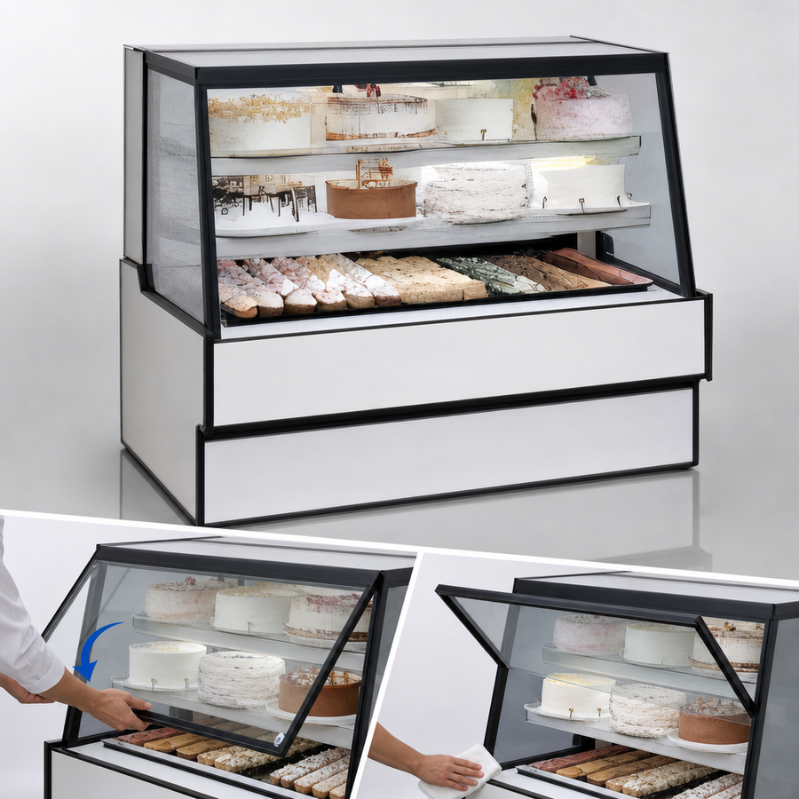 Tempered Thermopane Tilt-Out Front Glass
