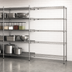 Thumbnail image #3 for Metro Super Erecta 5-Shelf 42 Inch W x 24 Inch D x 74 Inch H Chrome Plated Add-On Wire Shelving Unit