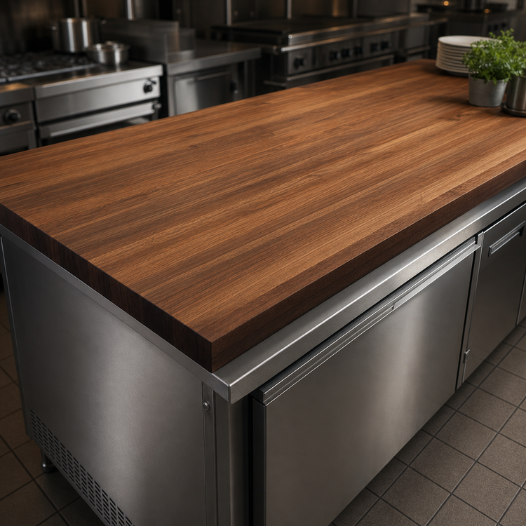 Product image #3 for Boos Block American Black Walnut Countertop, 84" x 42", 1-1/2" Thick, Varnique Finish