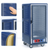 Thumbnail image #3 for Metro C5 3 Series Low-Watt Mobile Heated Holding & Proofing Cabinet, 3/4 Height, Blue Insulation Armour, Clear Polycarbonate Door