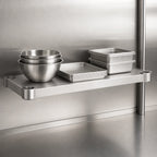 Thumbnail image #4 for Eagle Group Quik-Set SHDS1836SF Solid Stainless Steel Shelf with Marine Edge, 36 x 18 Inches, 1000 lb Capacity