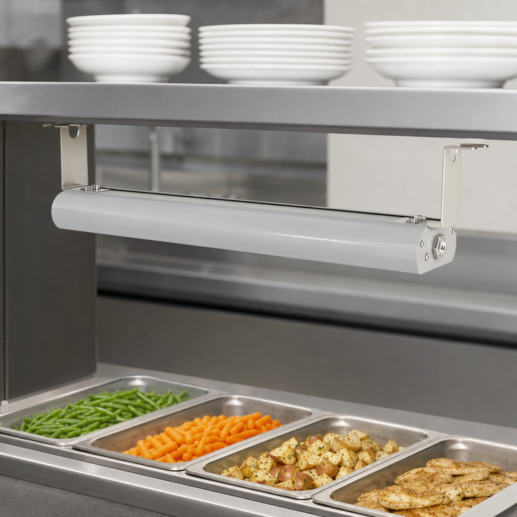 Product image #3 for Vollrath 36 Inch Low Profile Unlighted Strip Heat Lamp, 208V